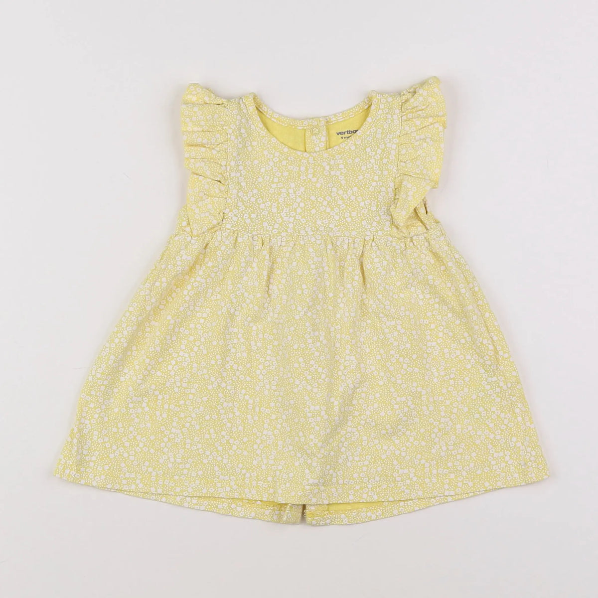 Vertbaudet - robe jaune - 9 mois