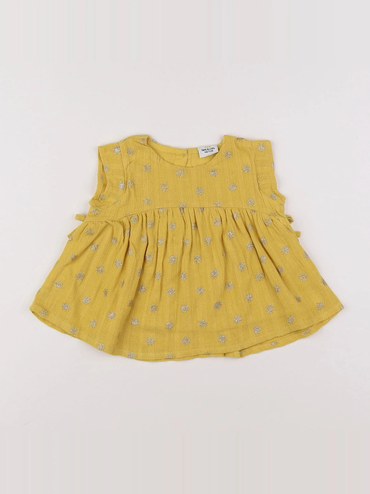 Tape à l'oeil - robe jaune - 9 mois