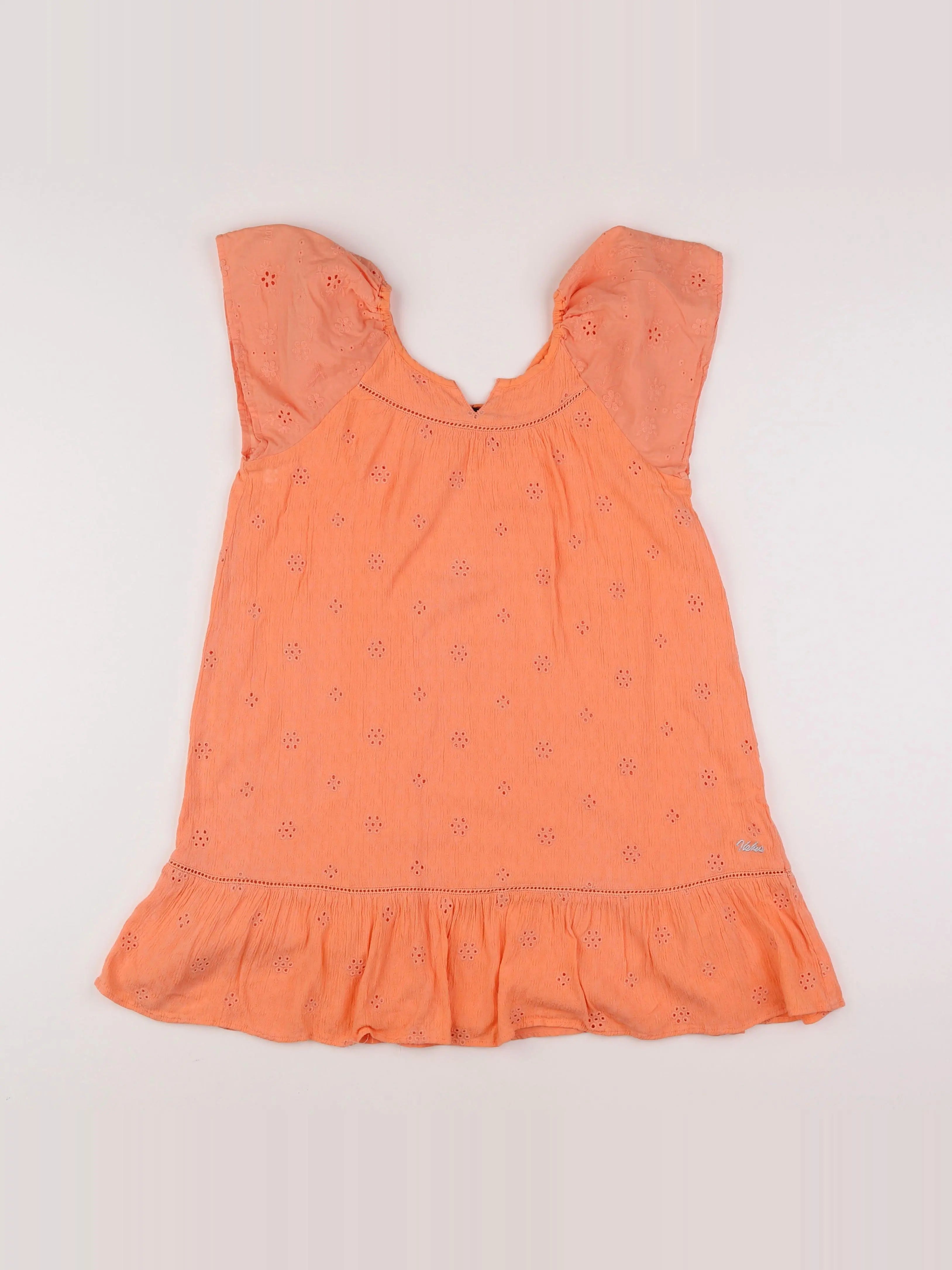 IKKS - blouse orange - 10 ans