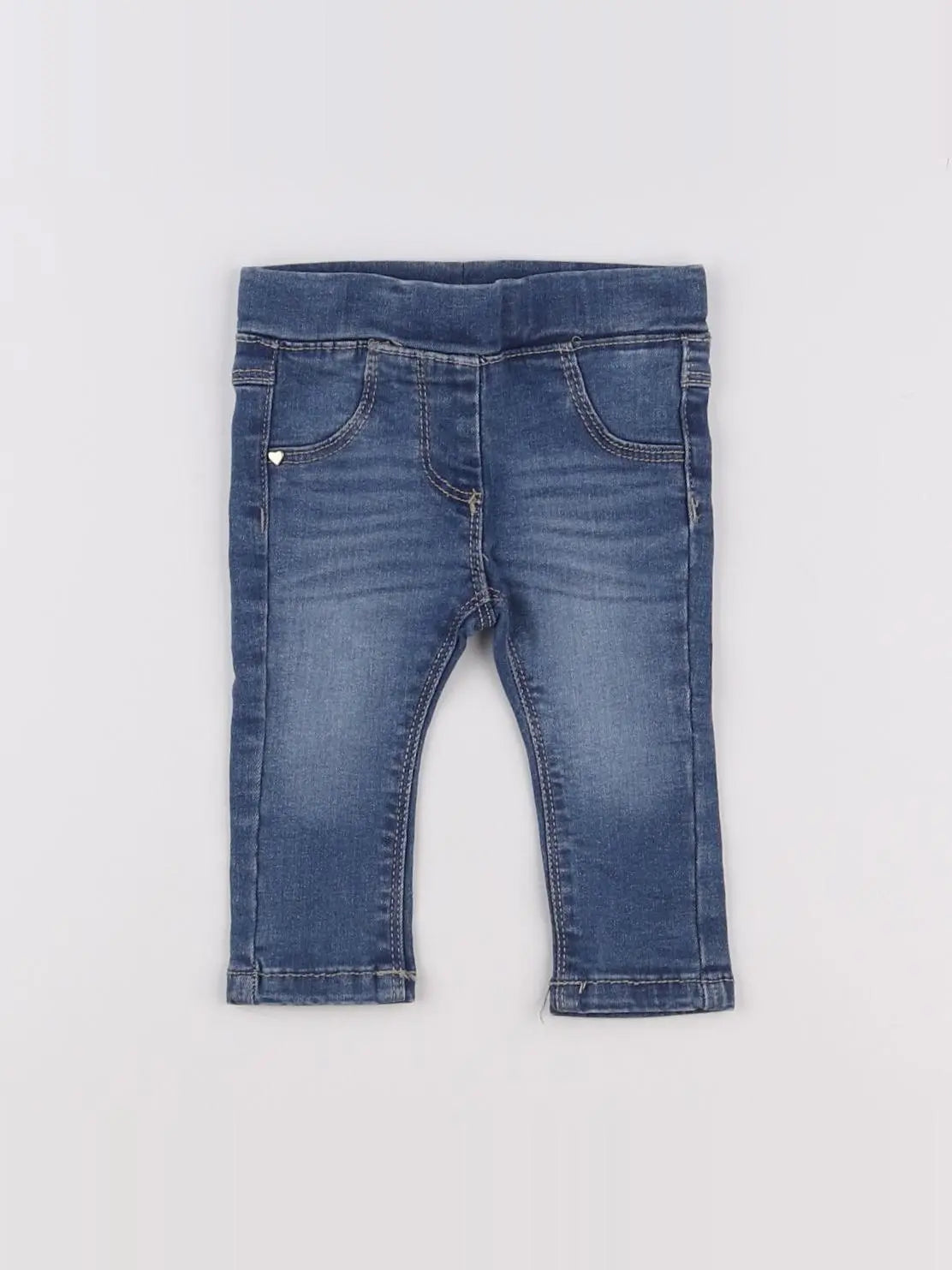 Tape à l'oeil - jegging bleu - 6 mois
