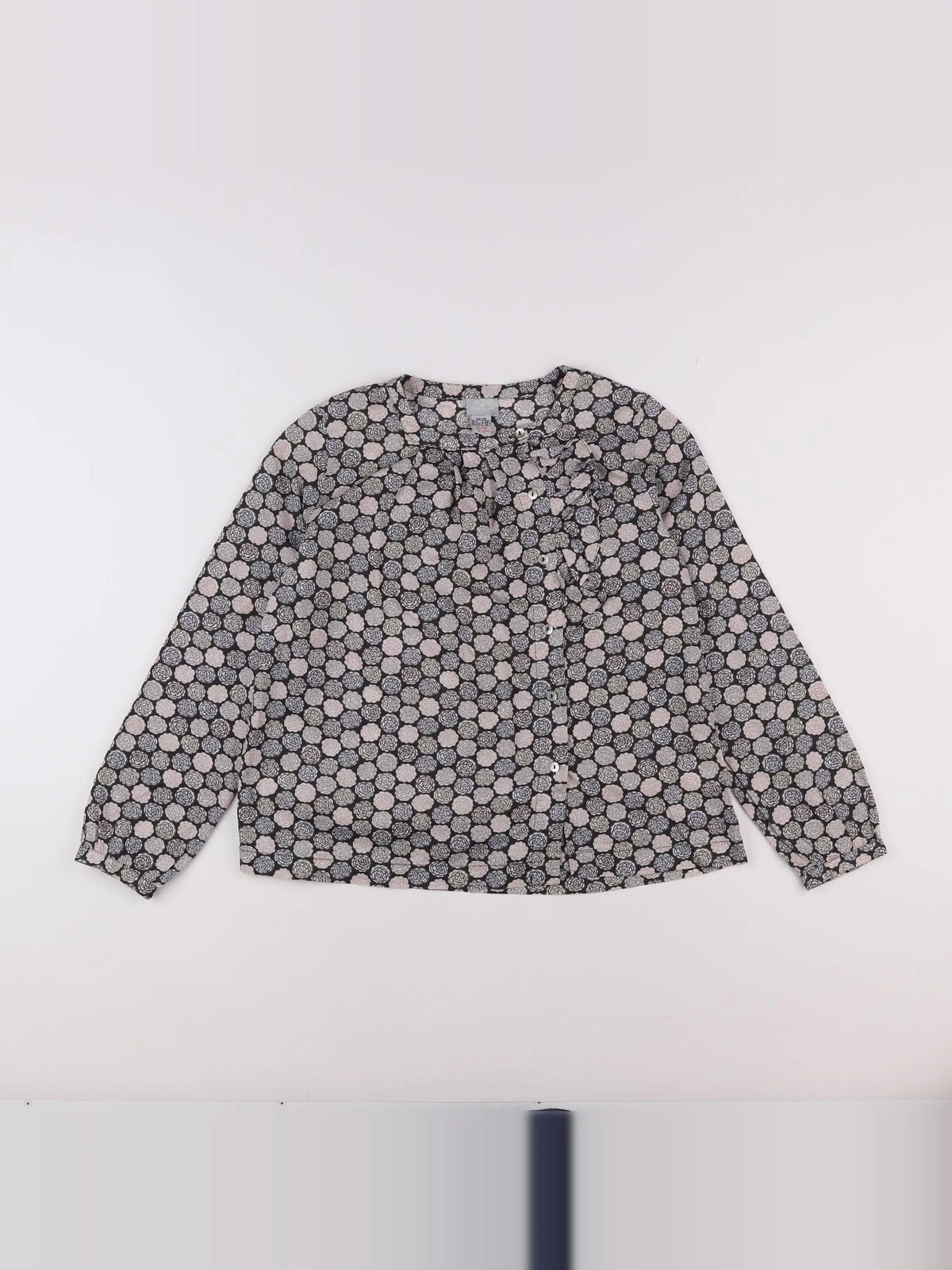 Cyrillus - blouse gris - 10 ans