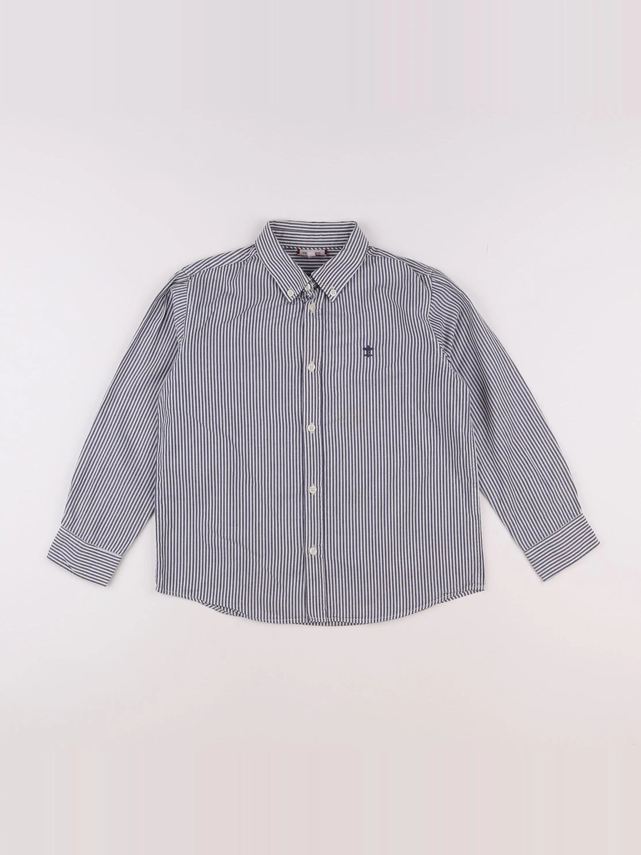 Neck & Neck - chemise bleu, blanc - 8/9 ans