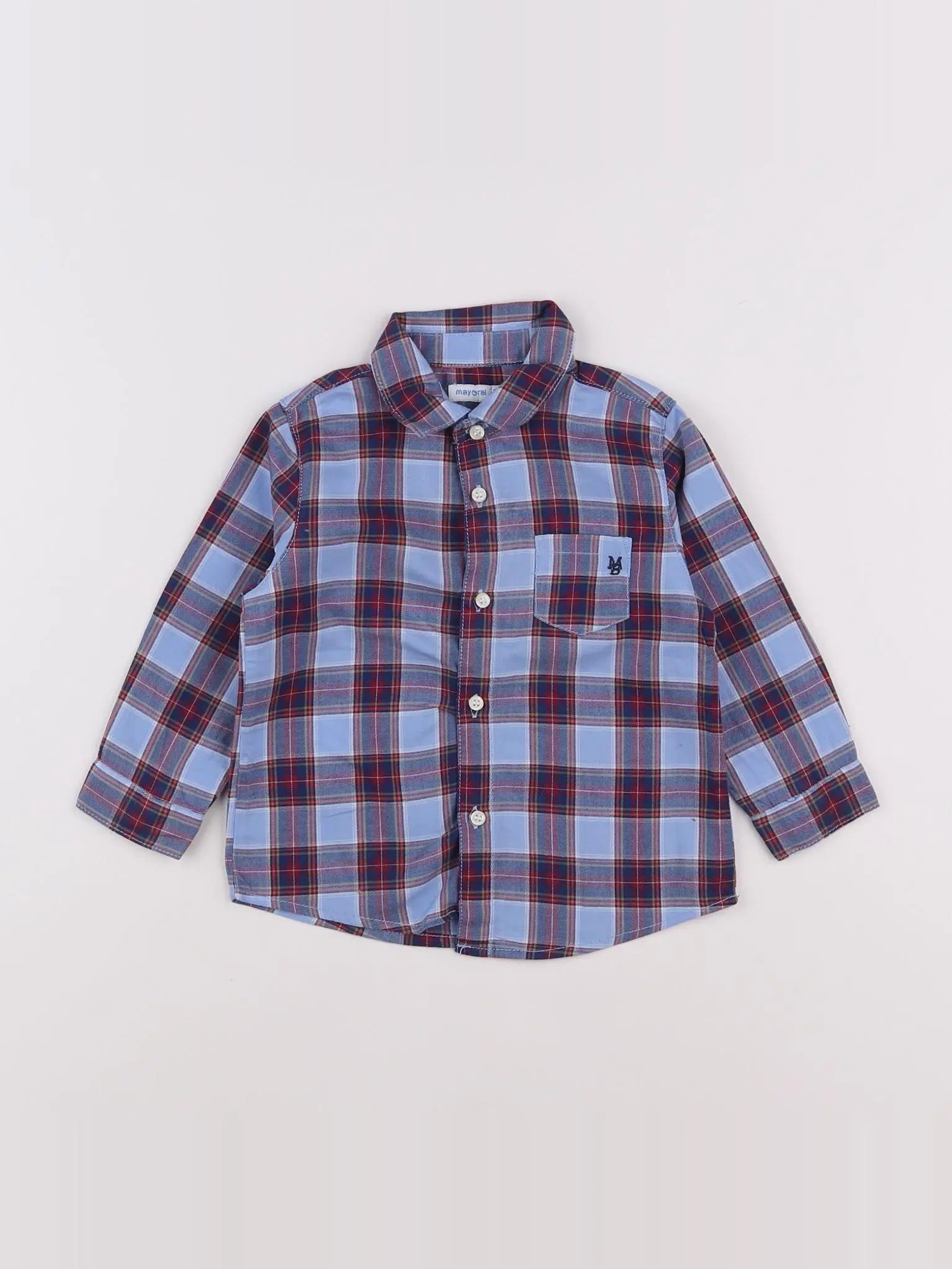 Mayoral - chemise multicolore - 12 mois