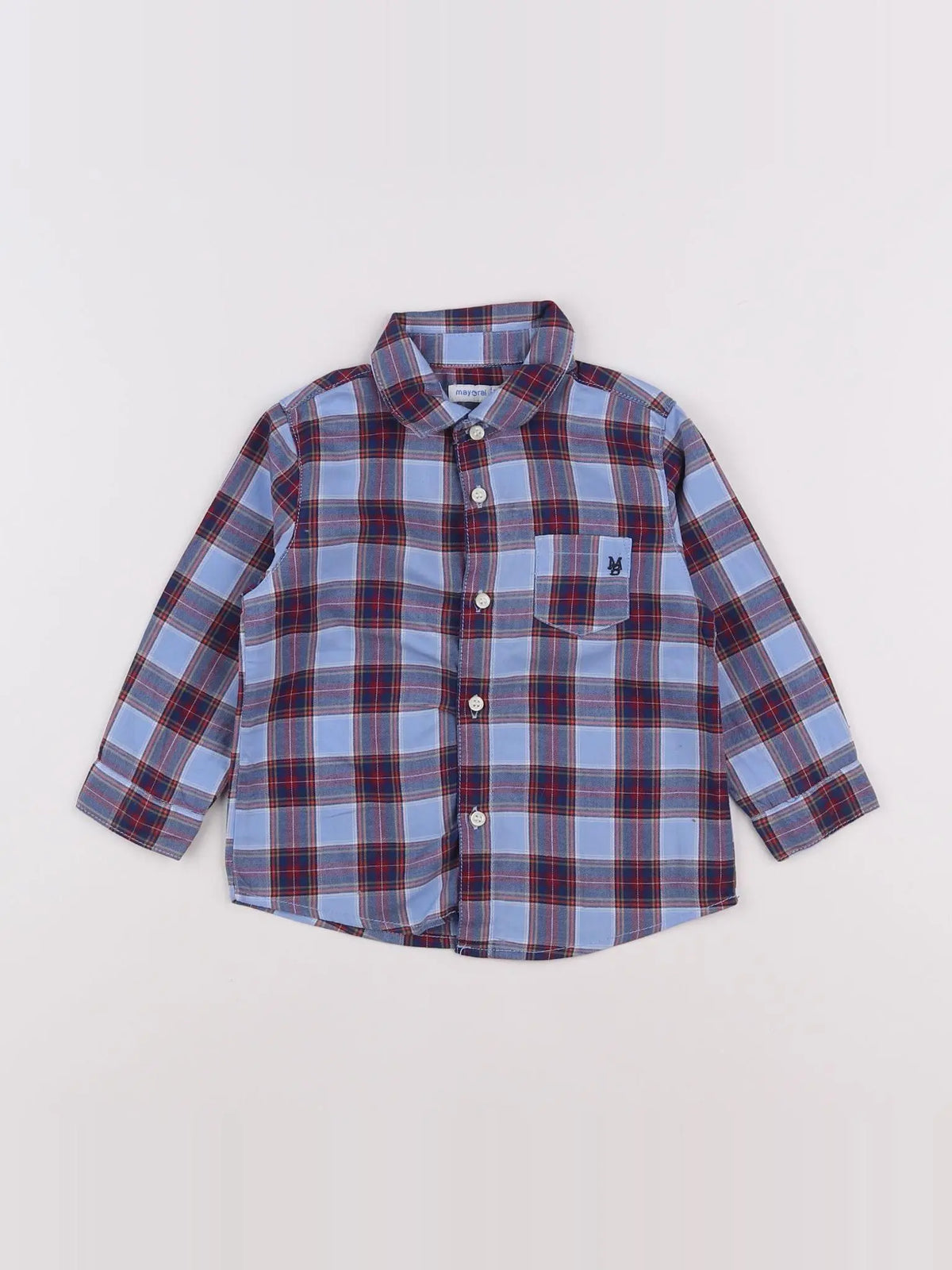 Mayoral - chemise multicolore - 12 mois