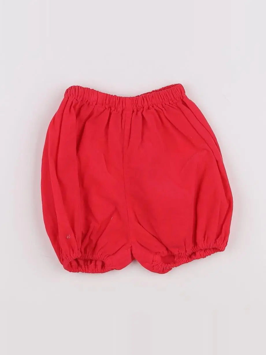 Bonton - bloomer rouge - 6 mois