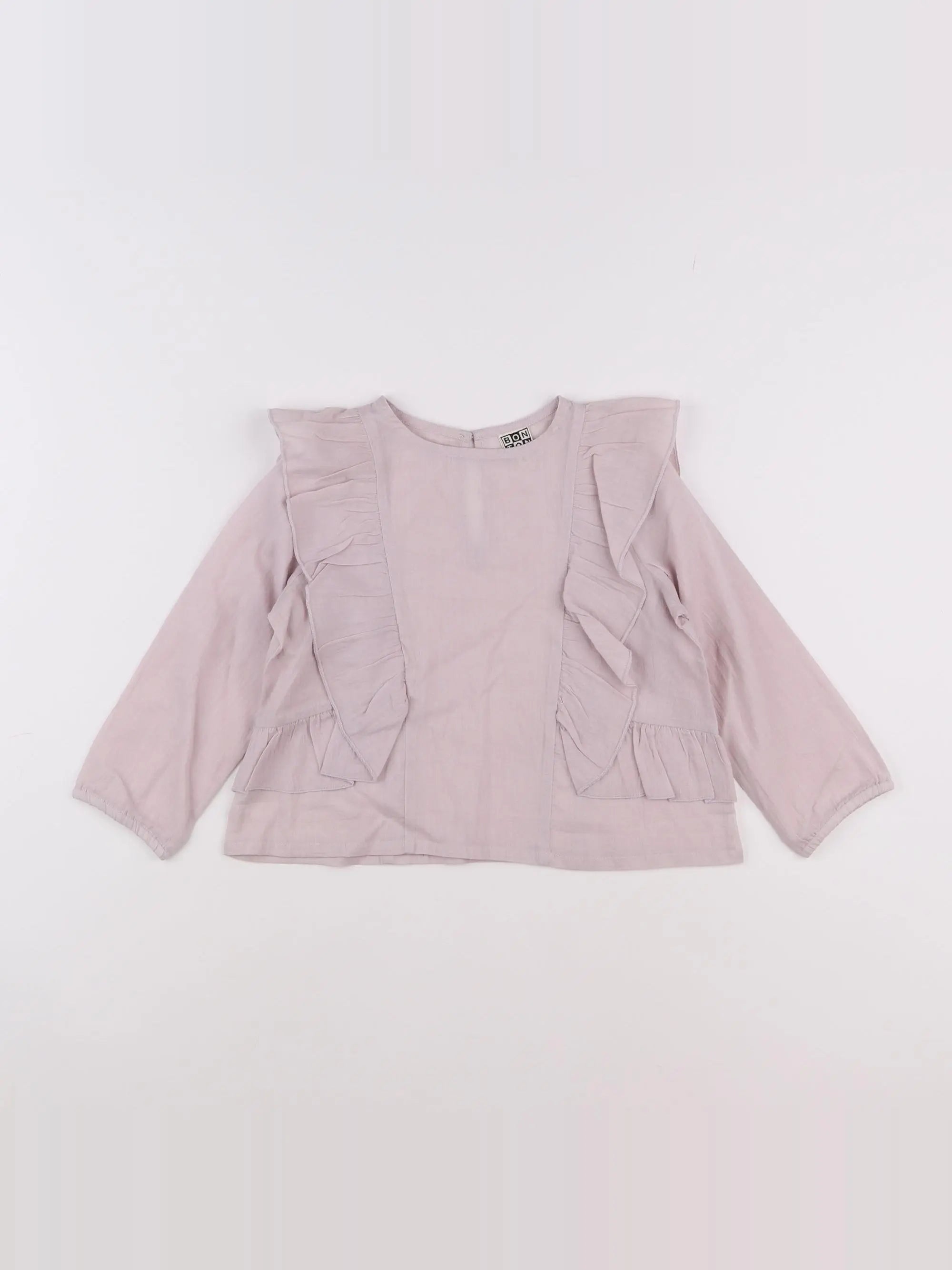 Bonton - blouse violet - 6 ans