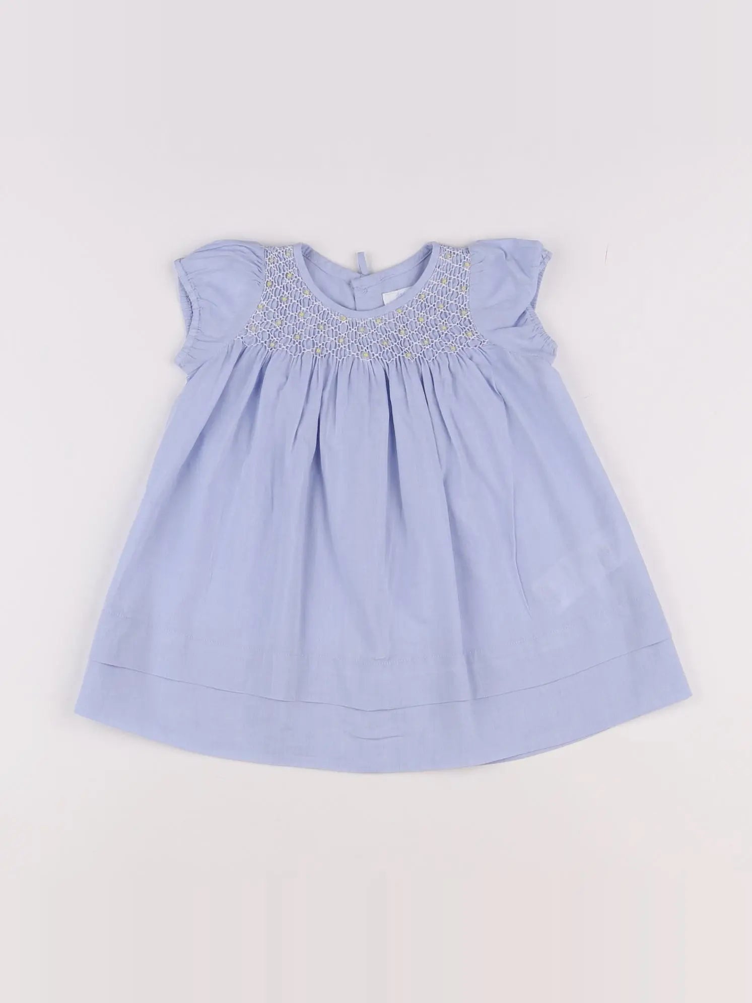 Jacadi - blouse bleu - 6 mois