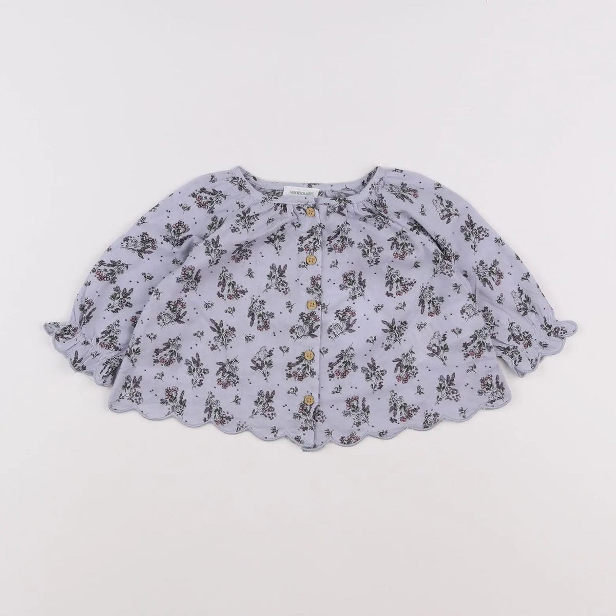 Vertbaudet - blouse multicolore - 3 mois