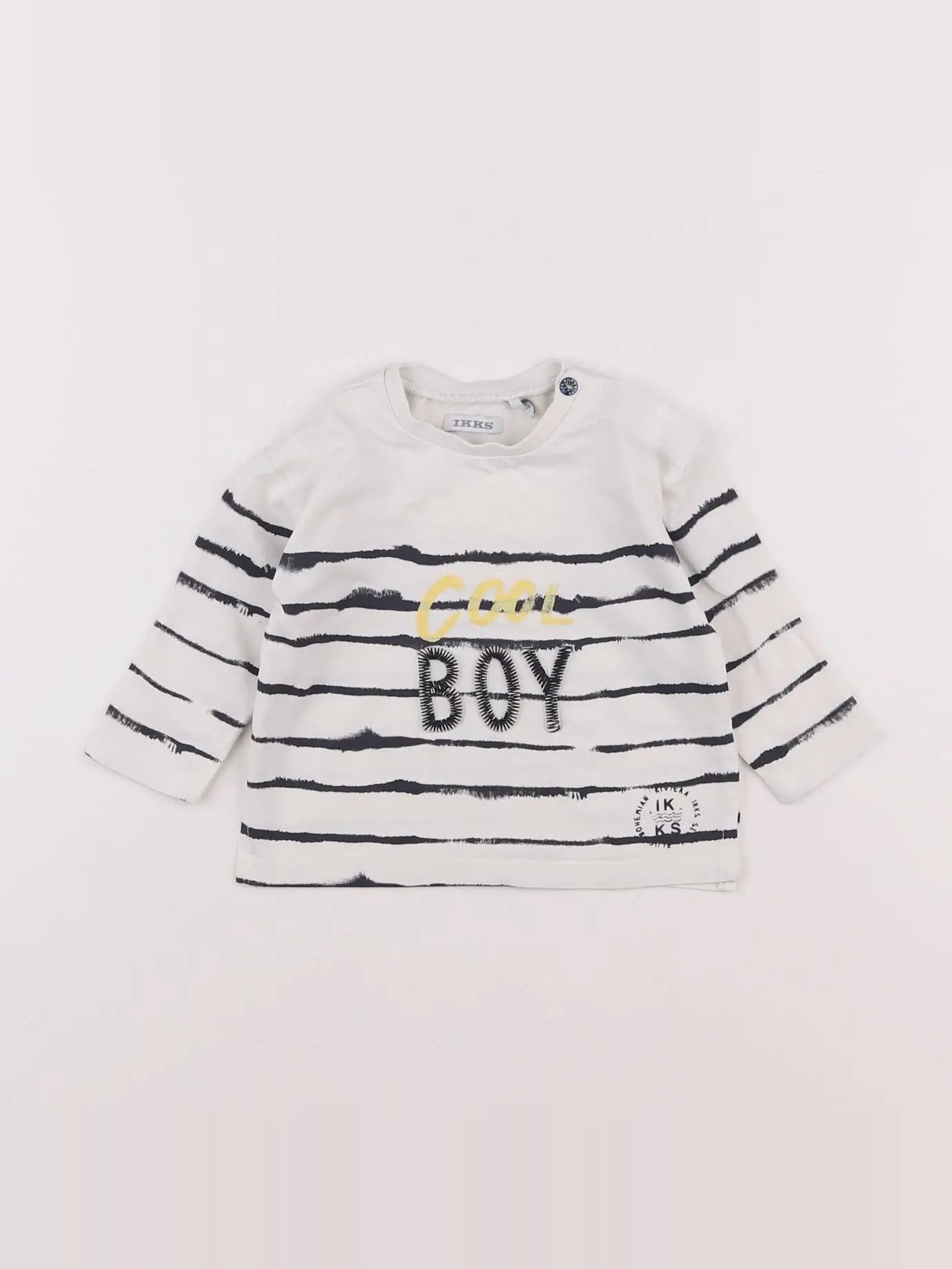 IKKS - tee-shirt blanc - 6 mois