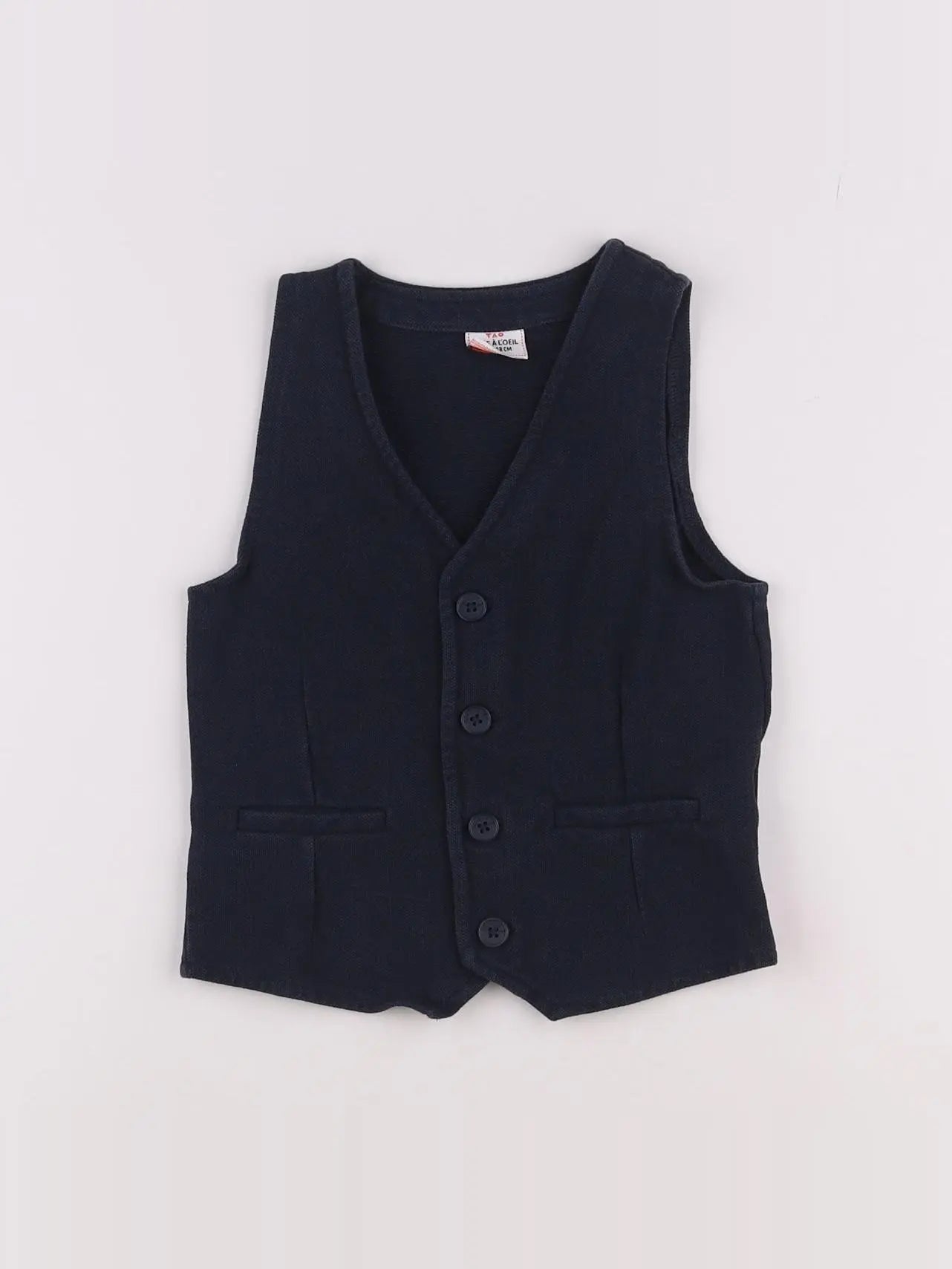 Tape à l'oeil - gilet bleu - 8 ans