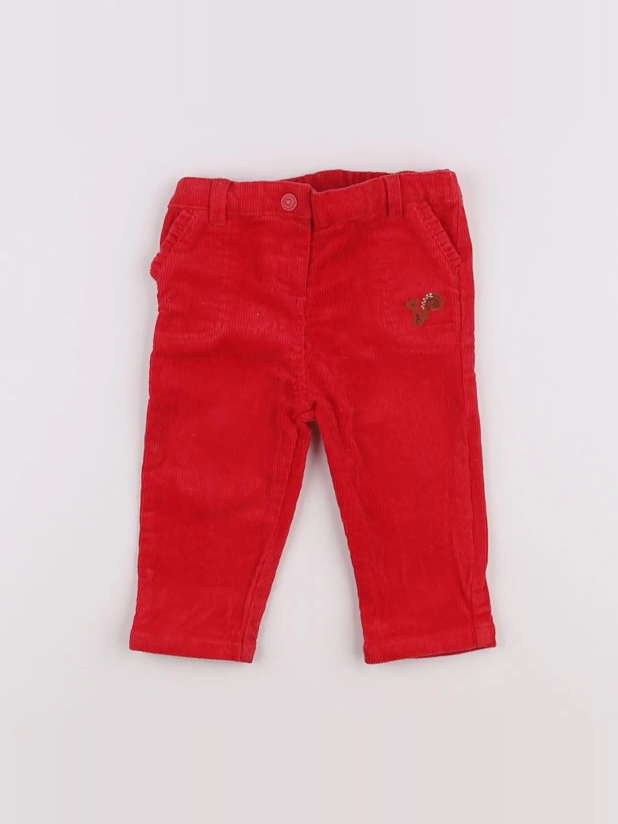 Cadet Rousselle - pantalon rouge - 12 mois