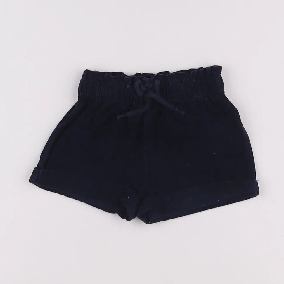 Vertbaudet - short bleu - 12 mois