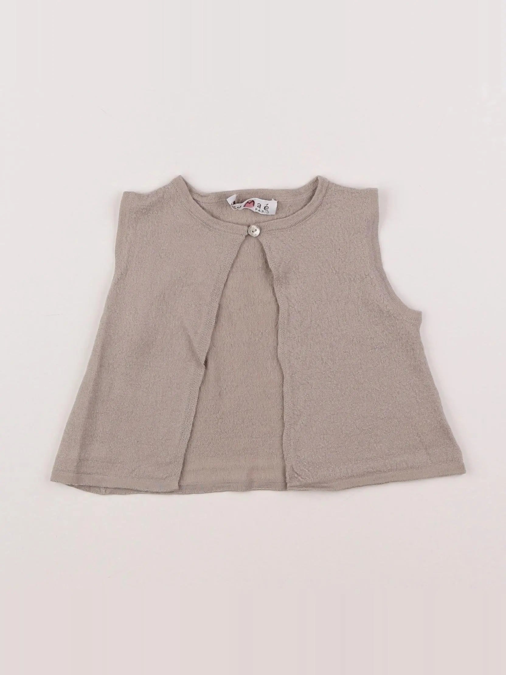 Numae - gilet beige - 9 mois
