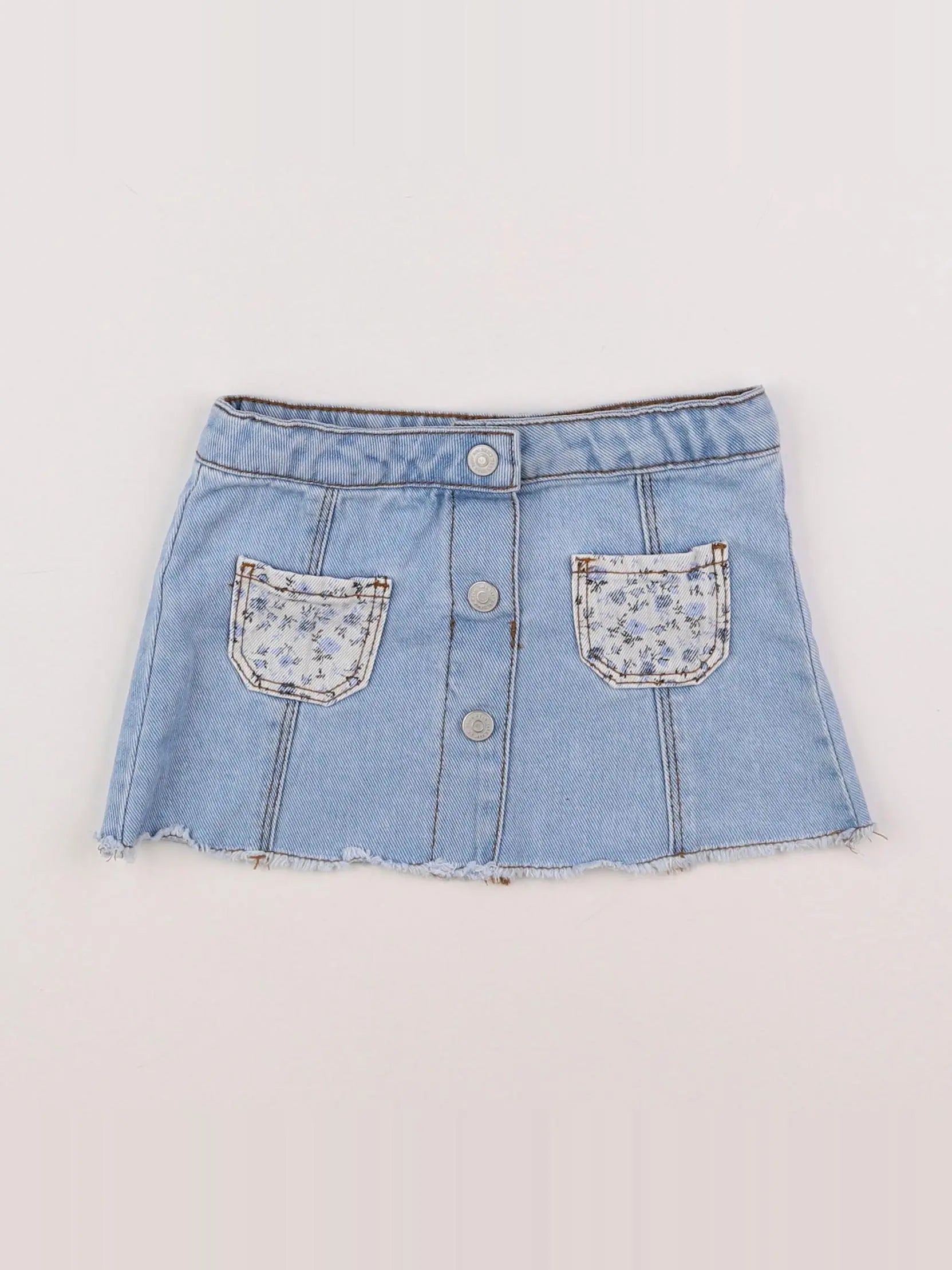 Zara - jupe bleu - 12/18 mois