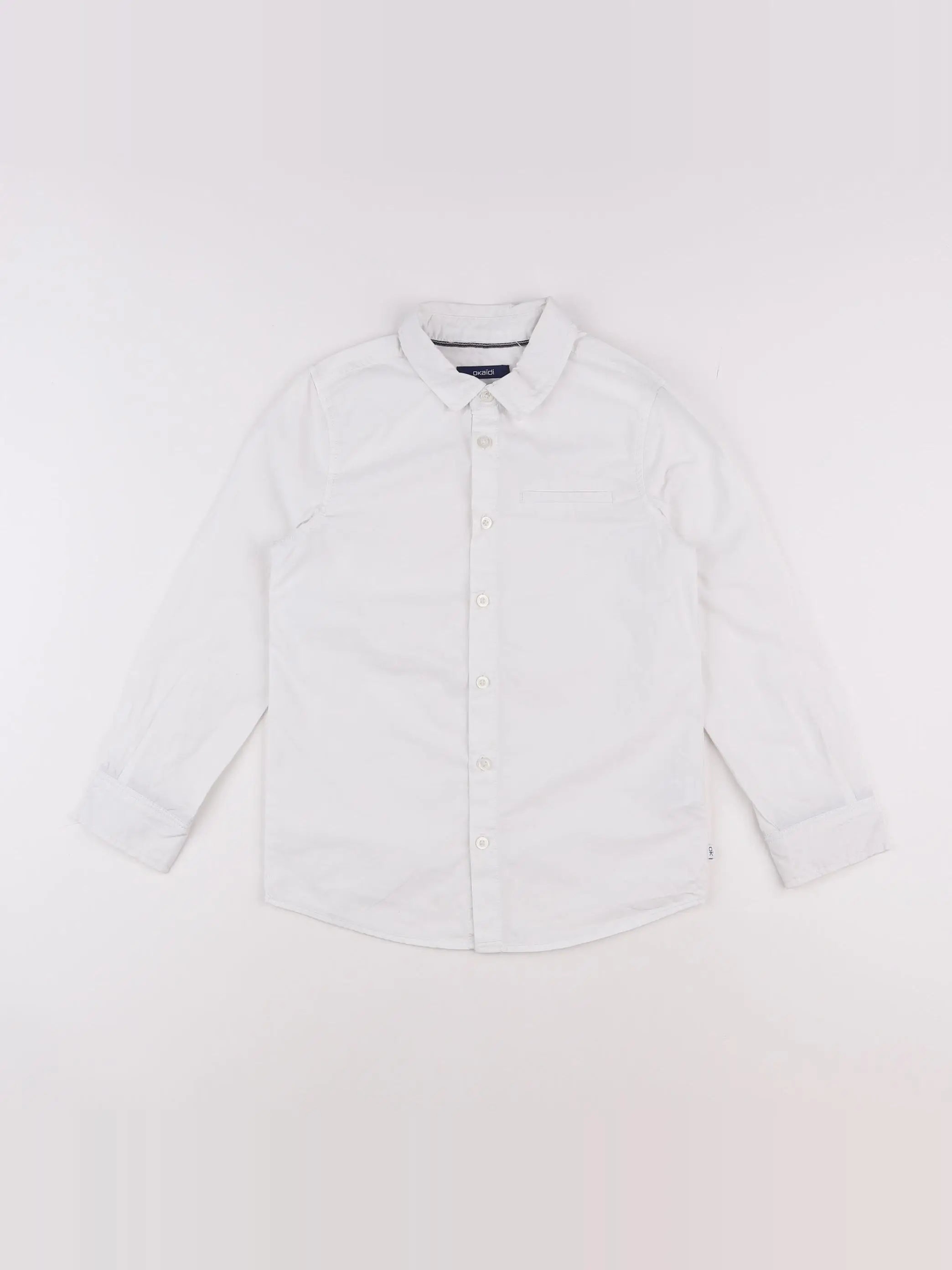 Okaidi - chemise blanc - 8 ans