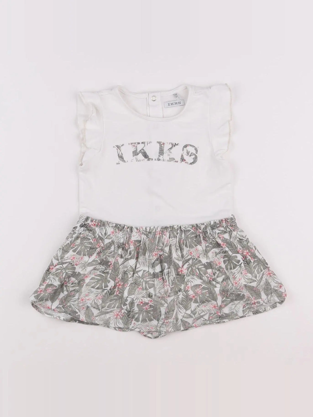 IKKS - robe blanc, multicolore - 18 mois