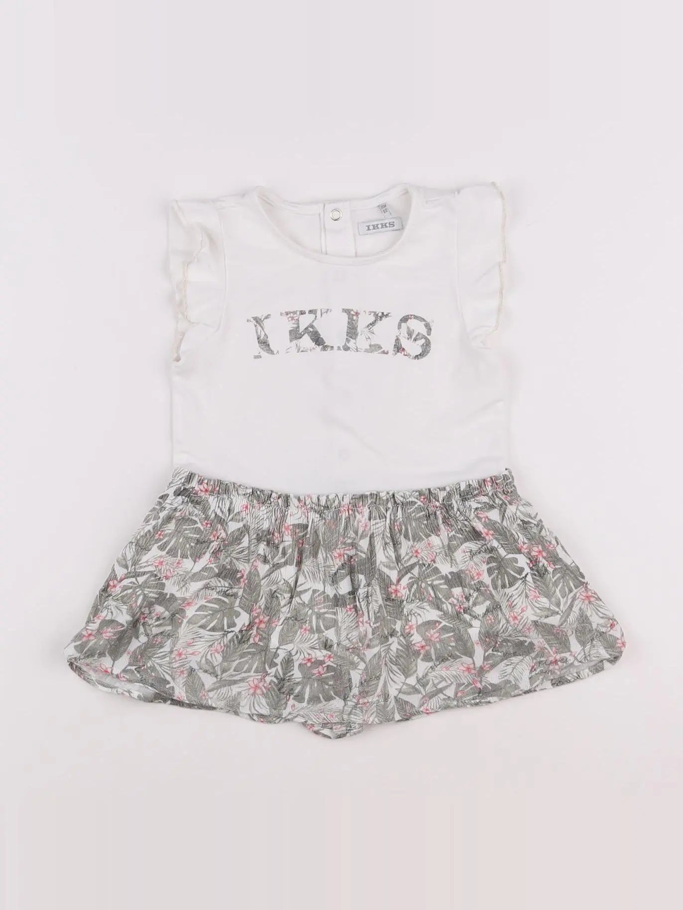 IKKS - robe blanc, multicolore - 18 mois