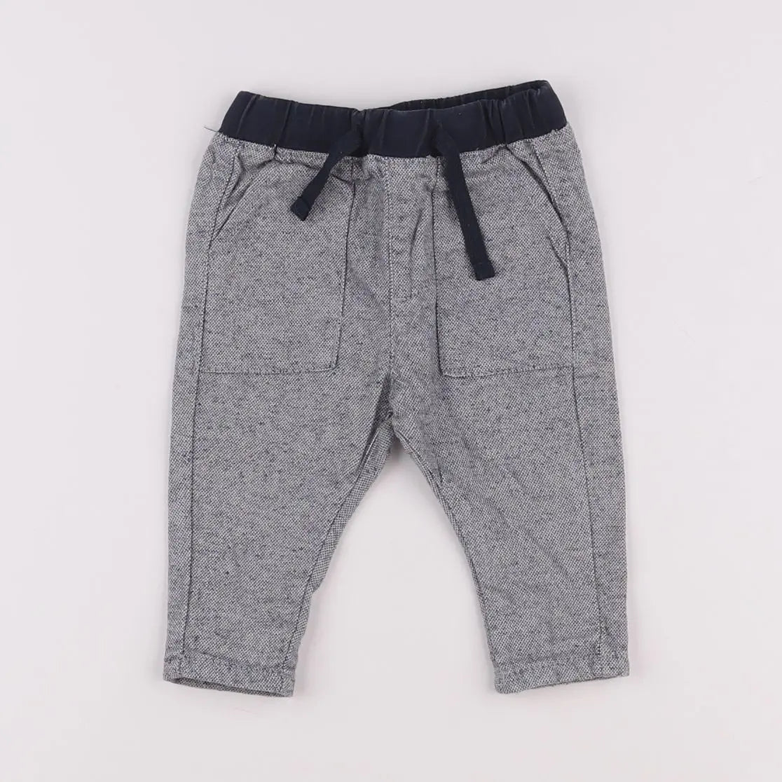Vertbaudet - pantalon bleu - 3 mois