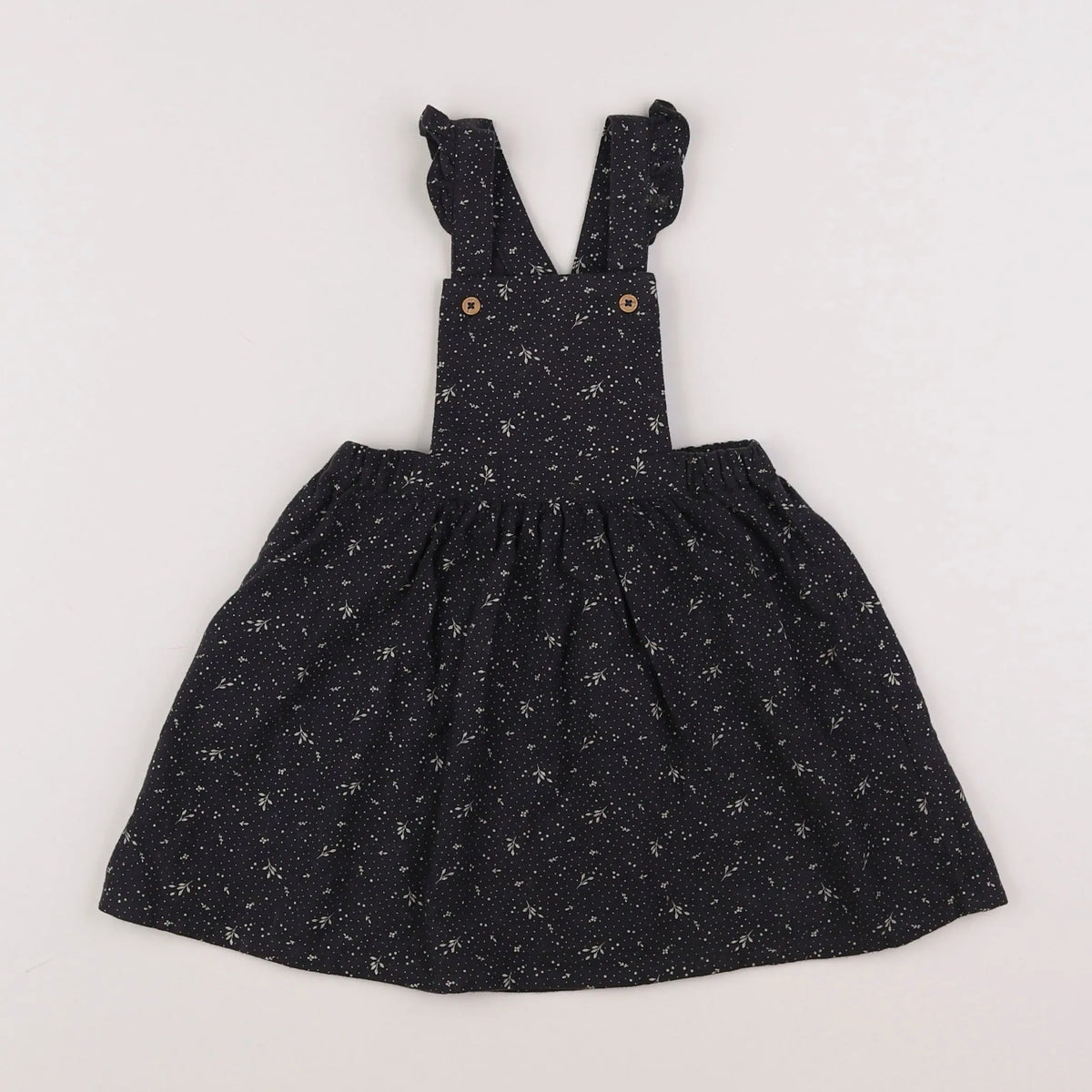 Vertbaudet - robe gris - 18 mois