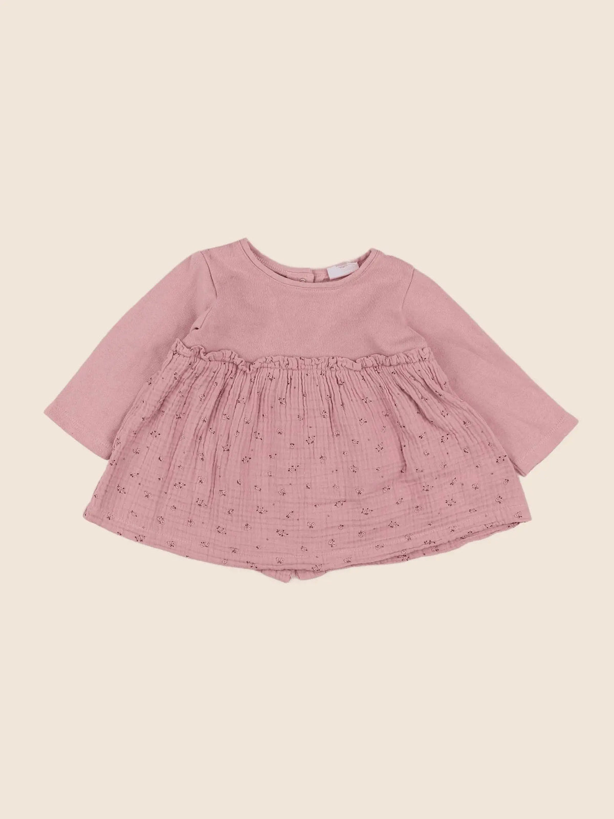 Vertbaudet - robe rose - 9 mois