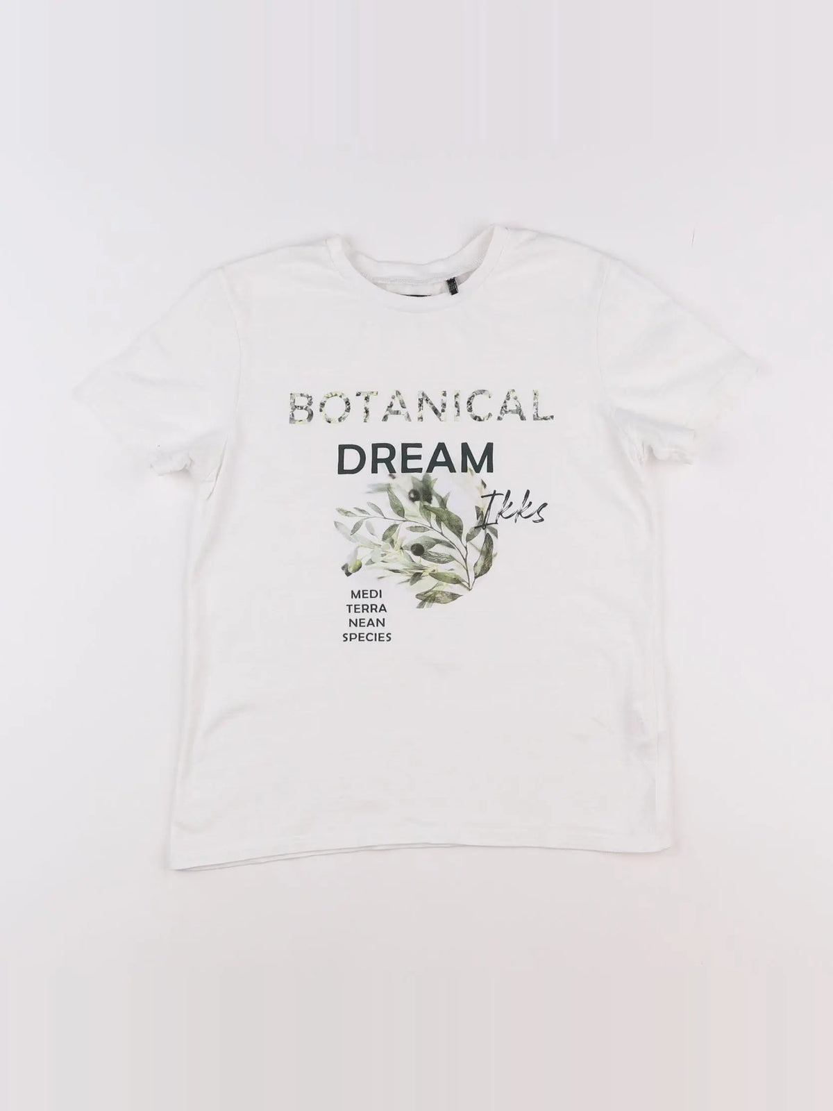 IKKS - tee-shirt blanc - 8 ans