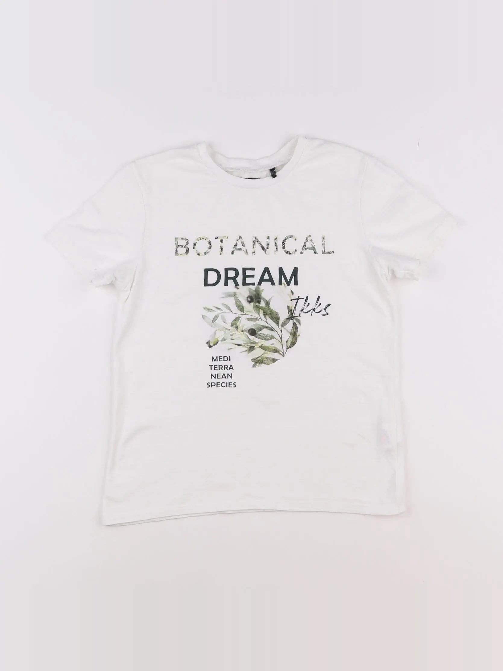 IKKS - tee-shirt blanc - 8 ans