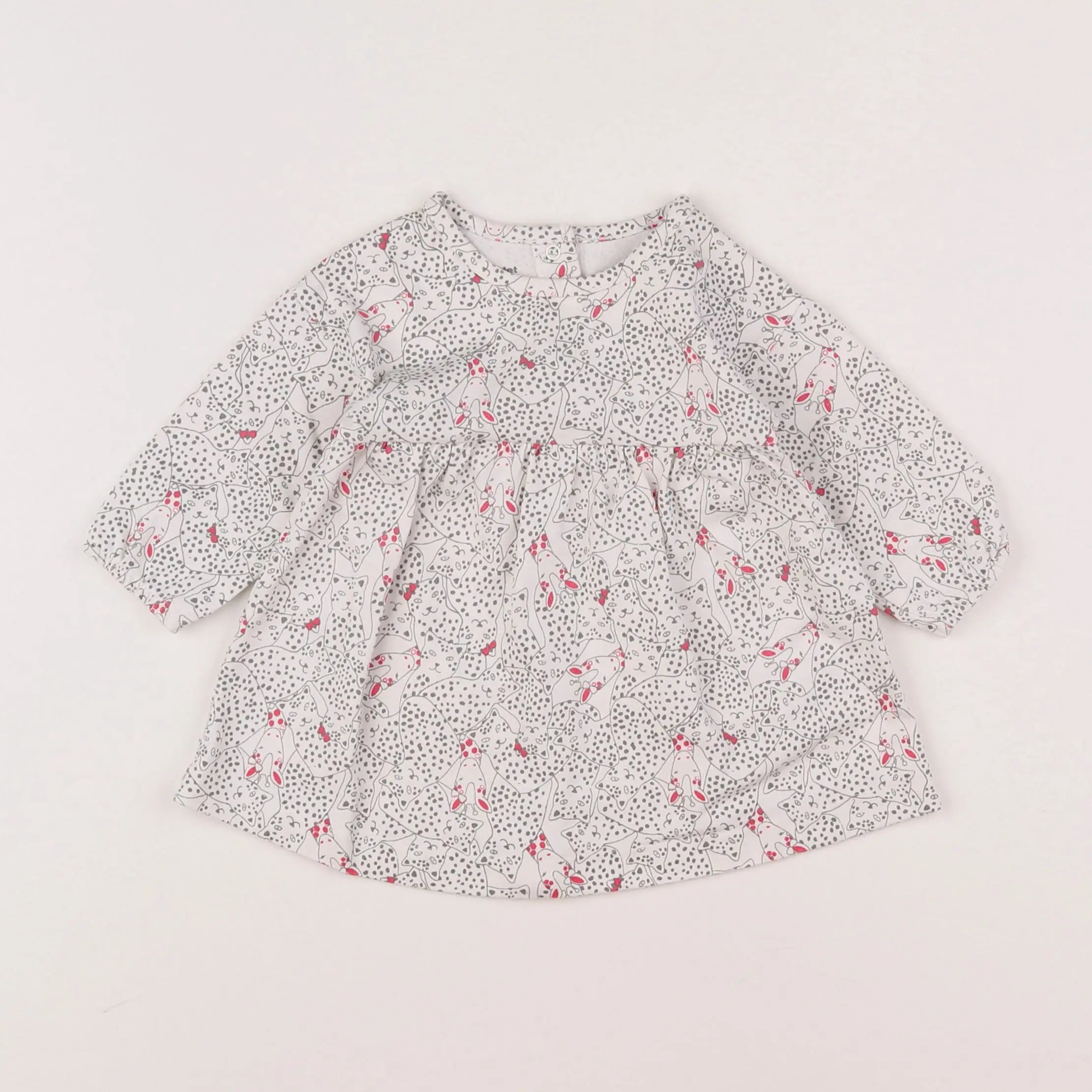 Vertbaudet - robe blanc - 6 mois