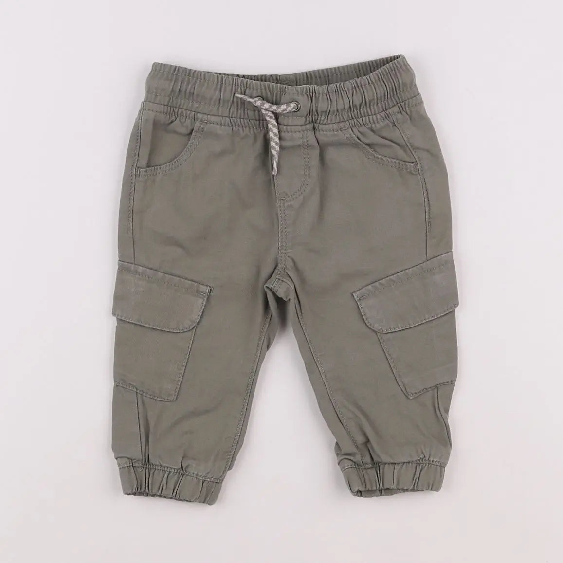 Vertbaudet - pantalon vert - 6 mois