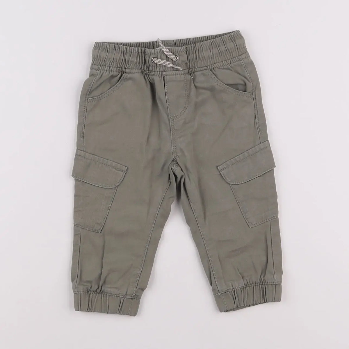 Vertbaudet - pantalon vert - 12 mois