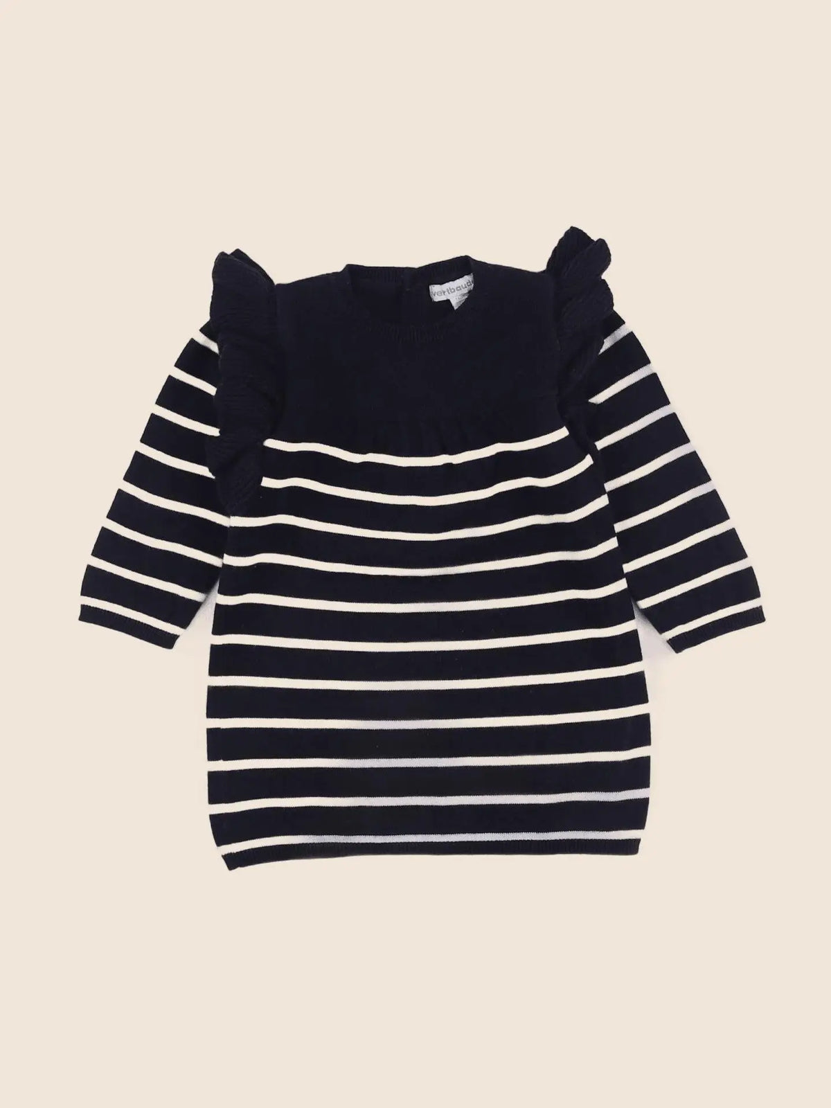 Vertbaudet - robe bleu - 12 mois