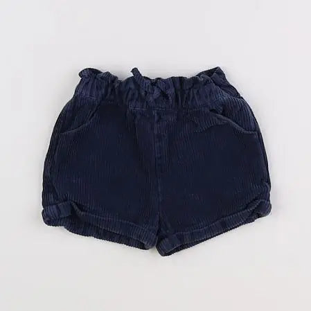 Vertbaudet - short bleu - 6 mois