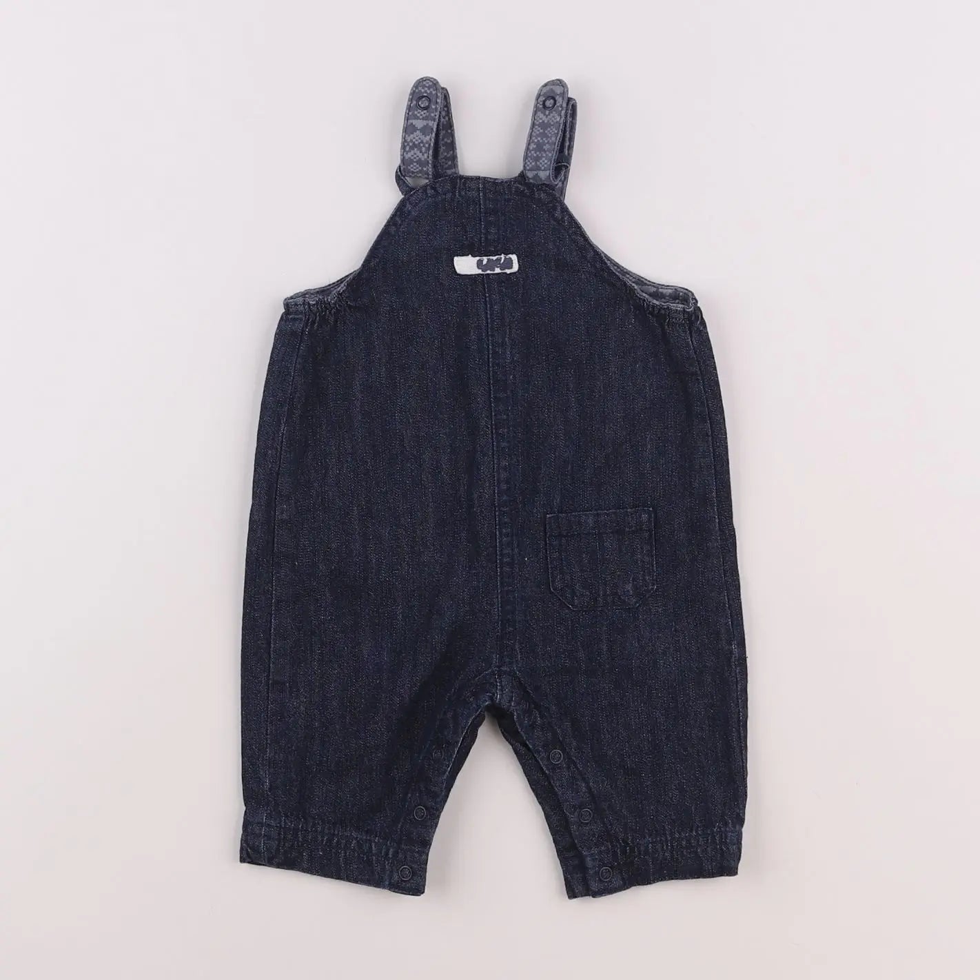 Vertbaudet - salopette bleu - 3 mois