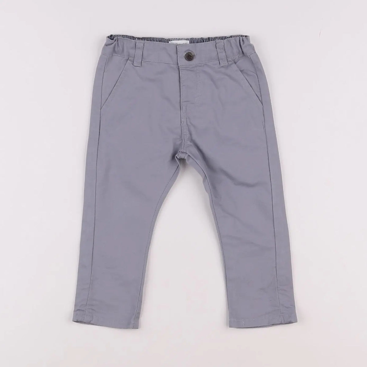 Vertbaudet - pantalon gris - 9 mois