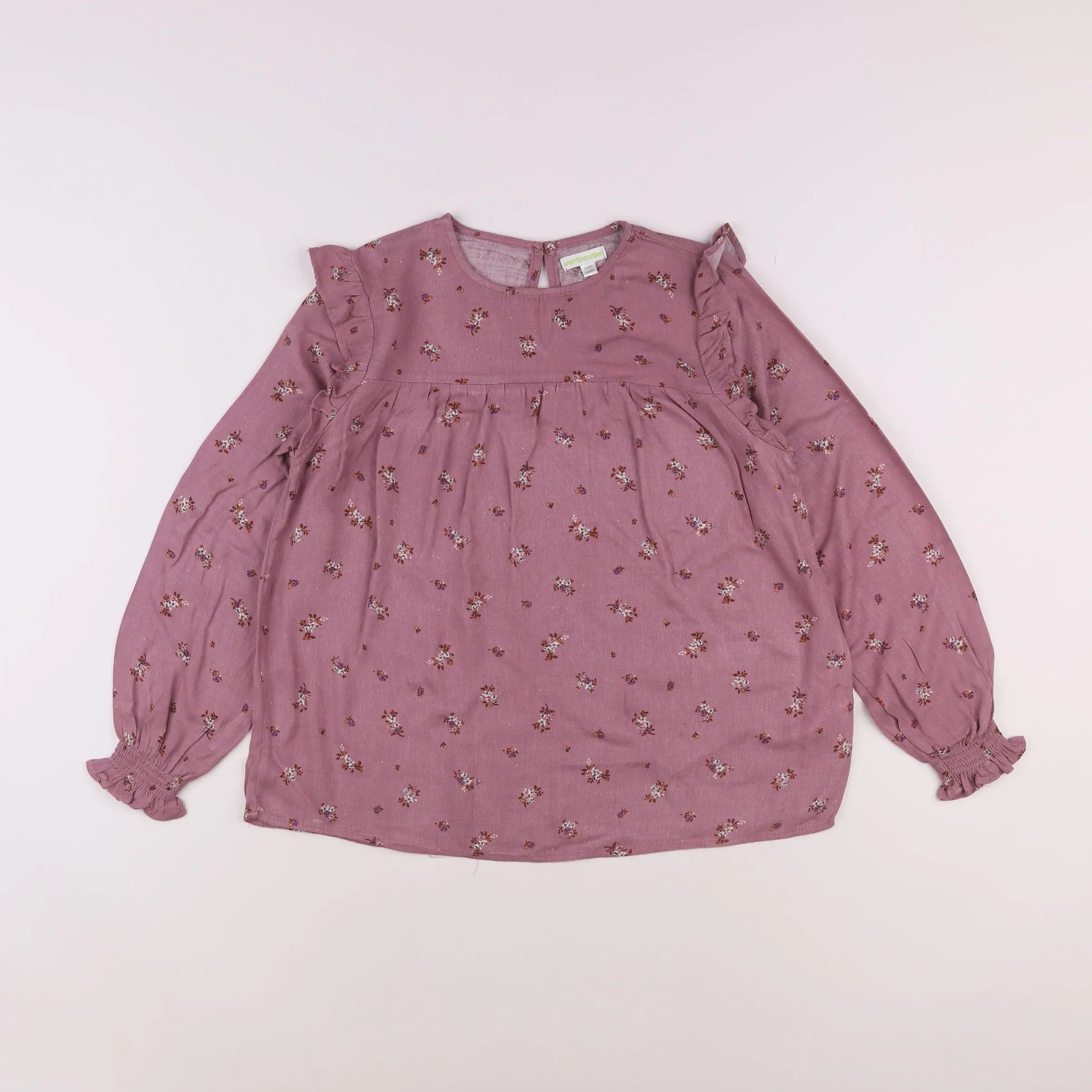 Vertbaudet - blouse violet - 10 ans
