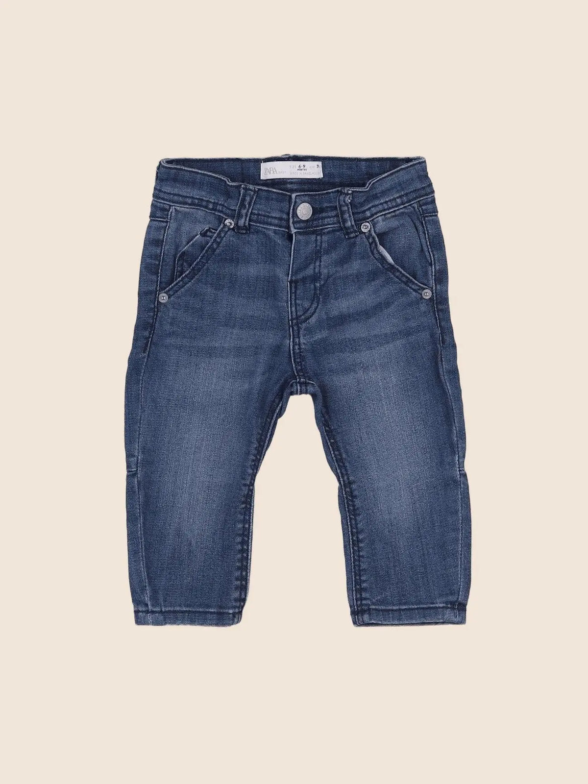 Zara - jean bleu - 6/9 mois