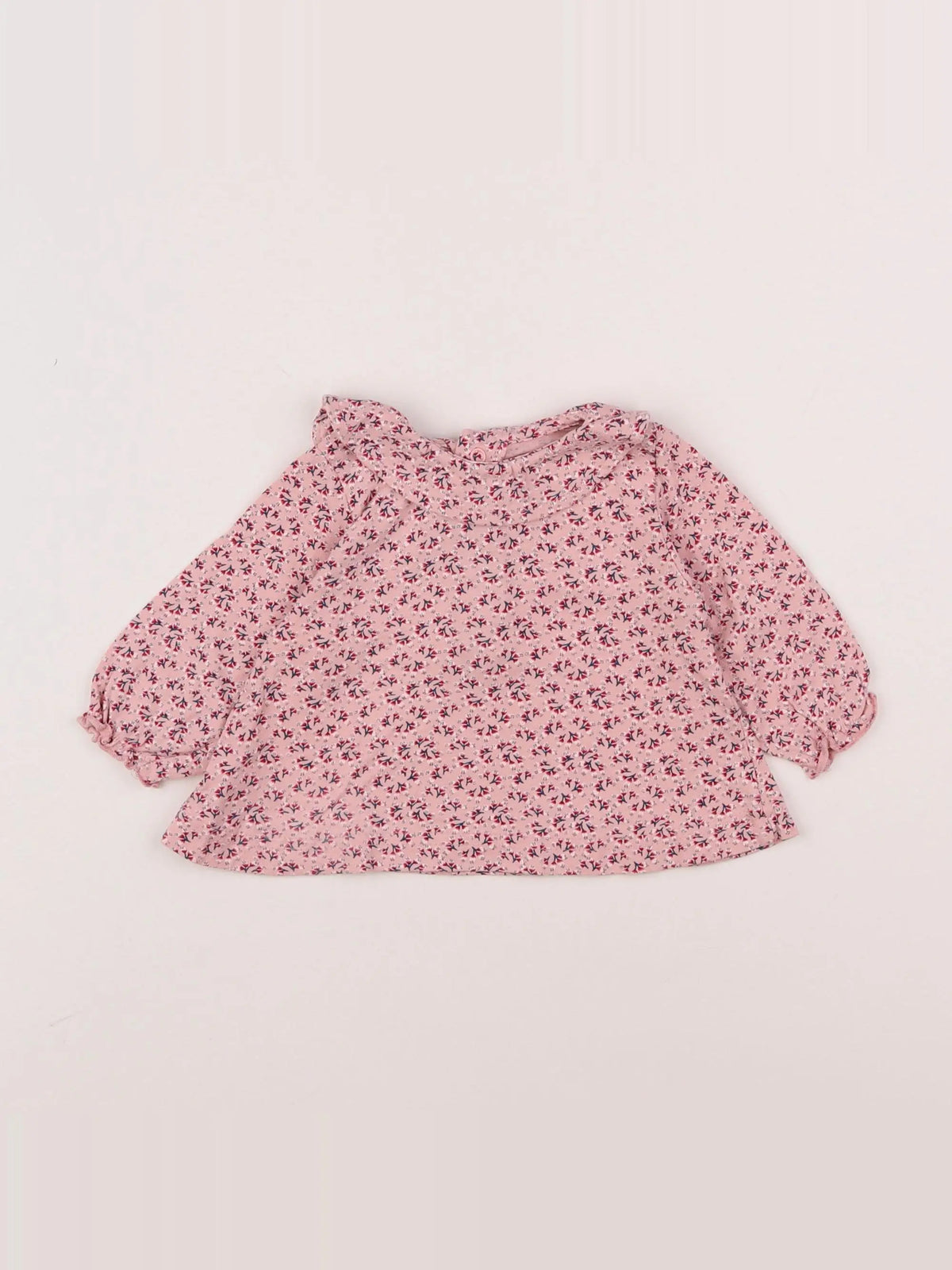 Bouchara - tee-shirt rose - 3 mois