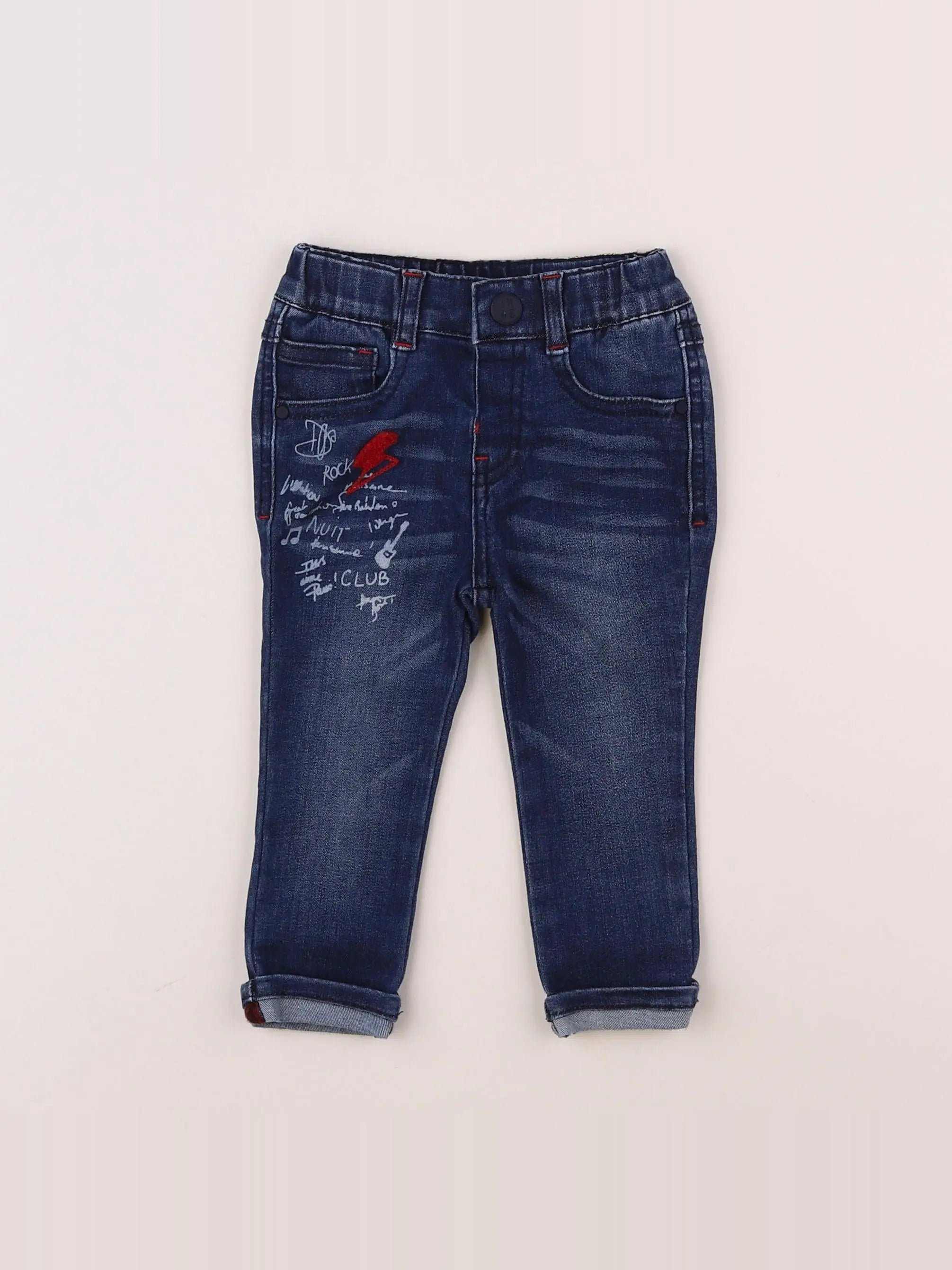 IKKS - jean bleu - 12 mois