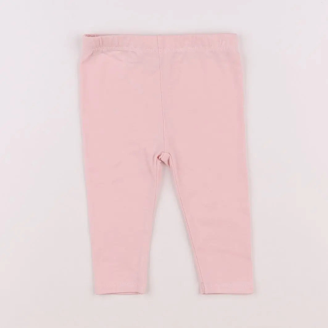 Vertbaudet - legging rose - 6 mois