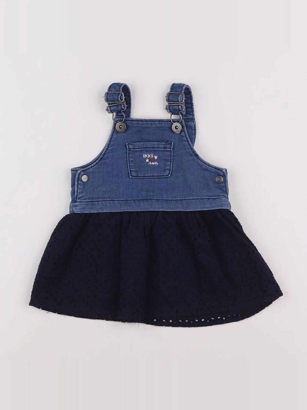 IKKS - robe bleu - 6 mois