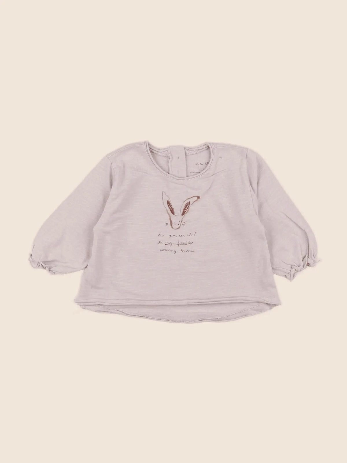 Play Up - tee-shirt beige - 6 mois