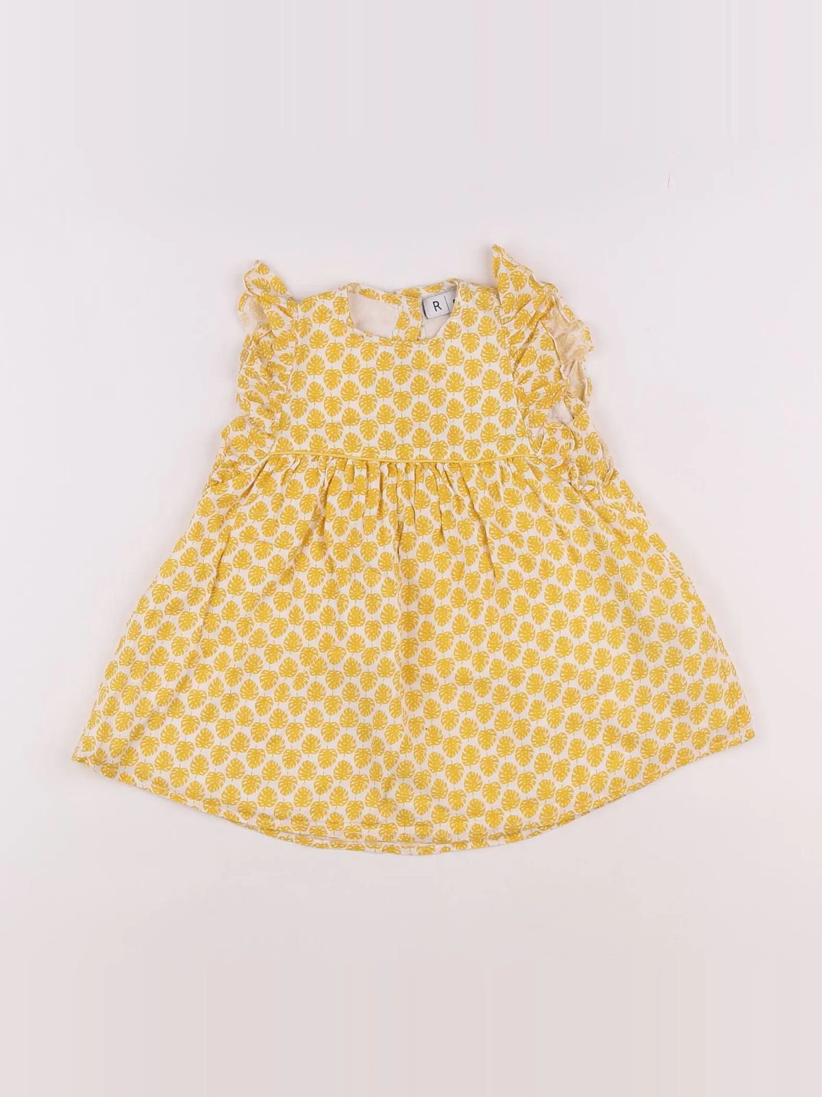 La Redoute - robe jaune - 6 mois