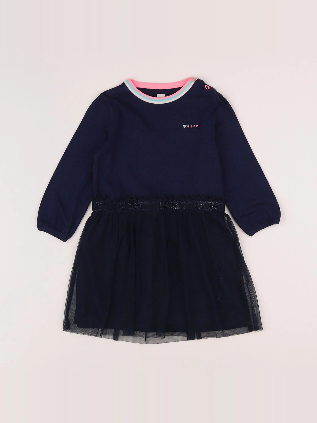 Esprit - robe bleu - 18 mois