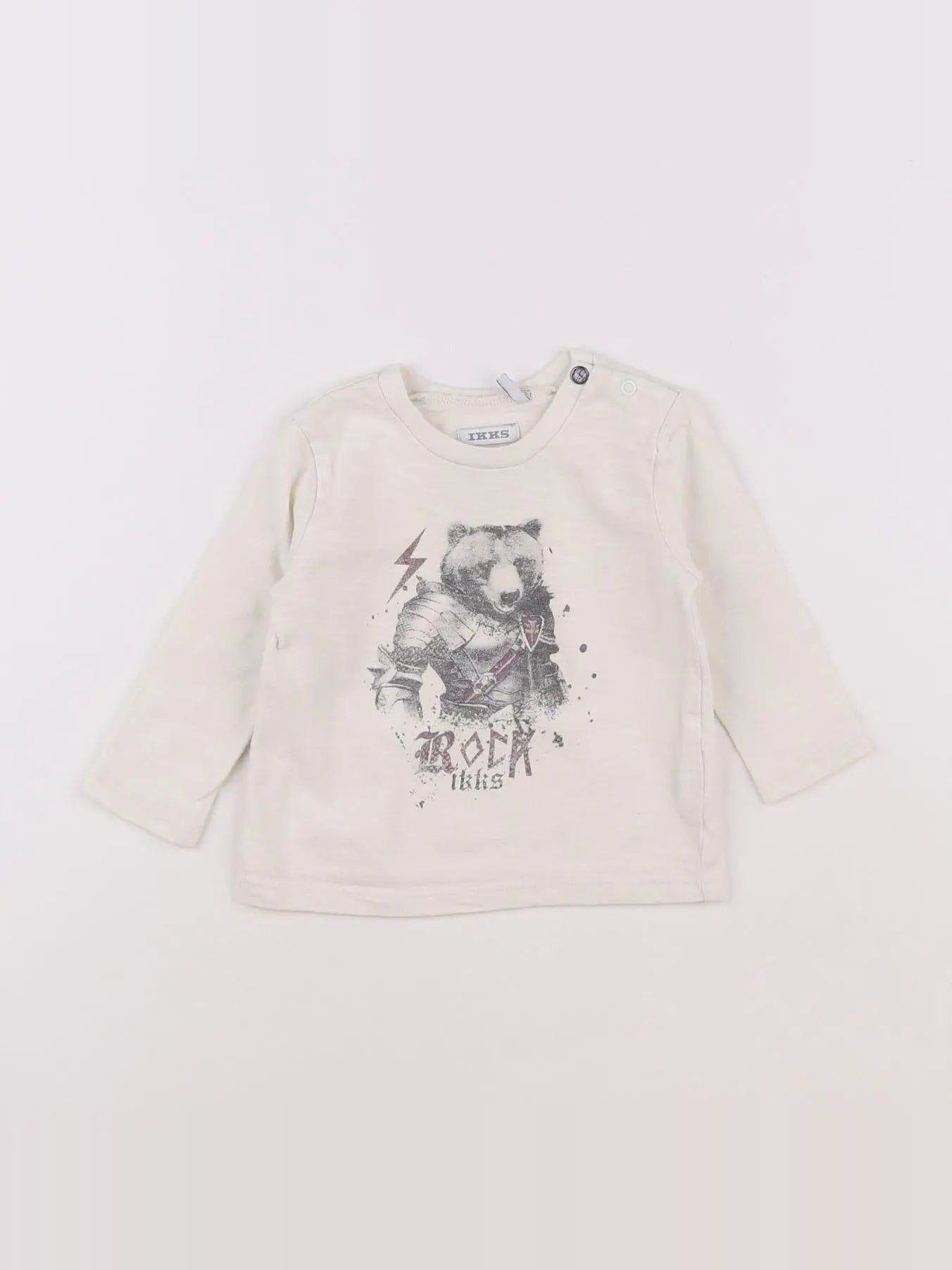 IKKS - tee-shirt blanc - 6 mois