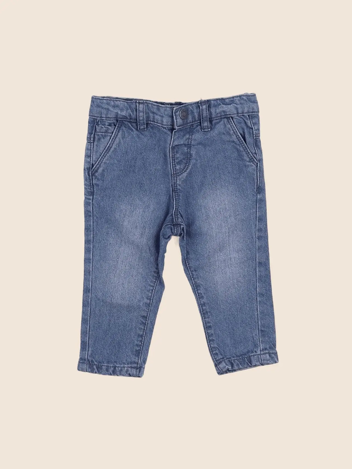 Vertbaudet - jean bleu - 6 mois