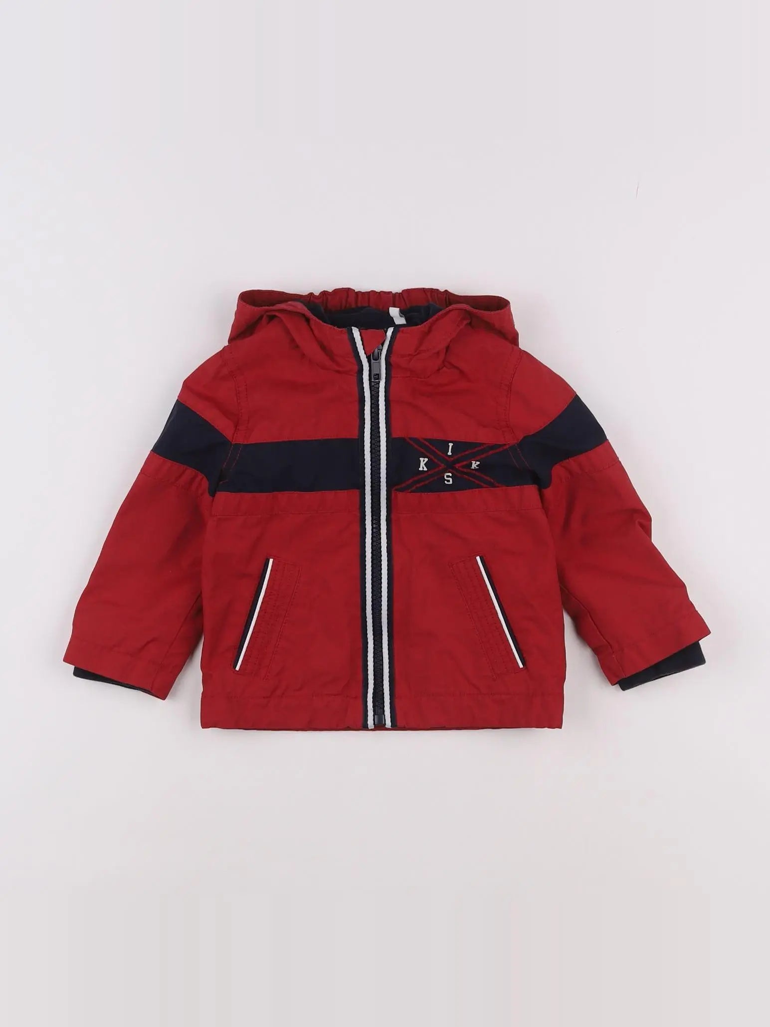 IKKS - parka rouge - 12 mois