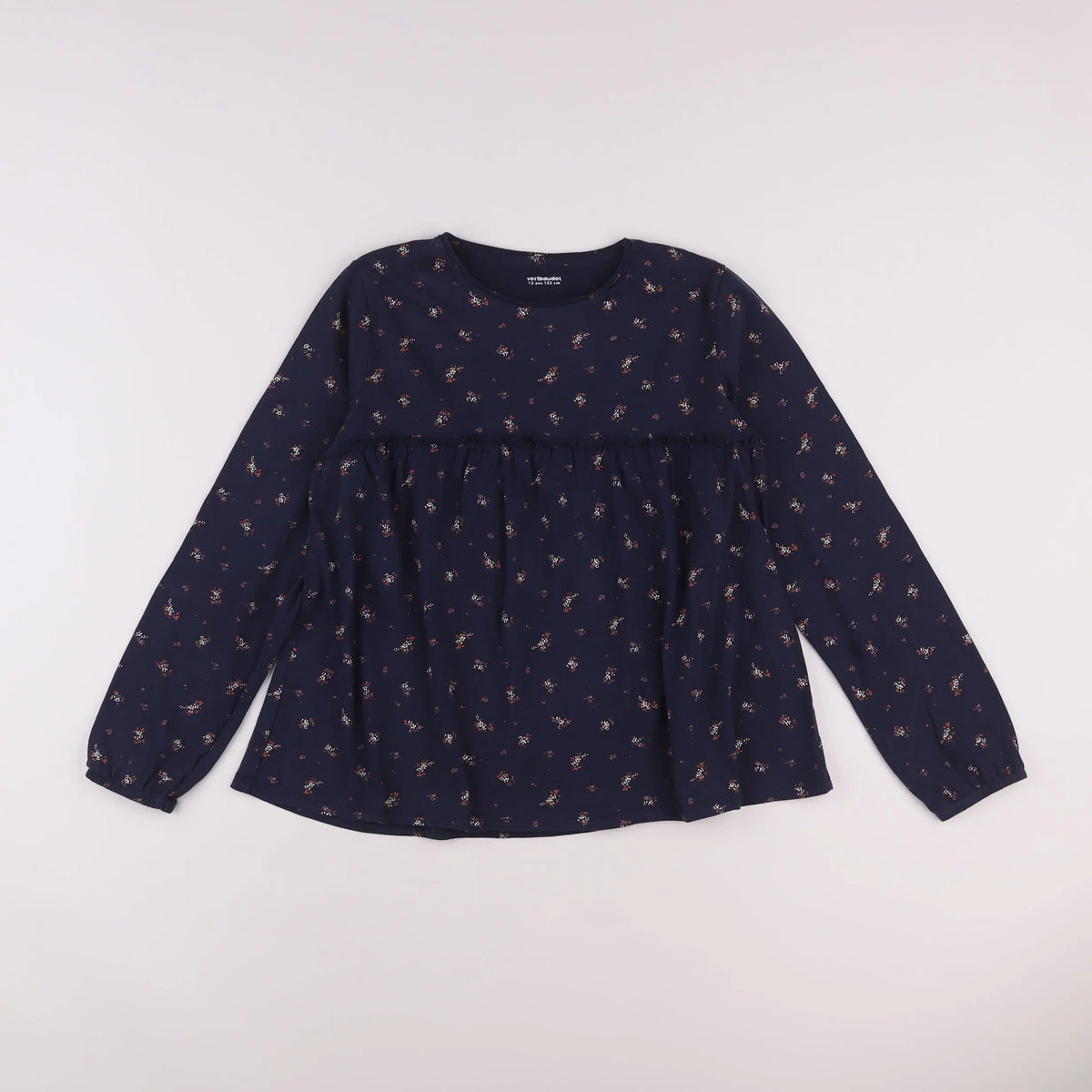 Vertbaudet - tee-shirt bleu - 12 ans