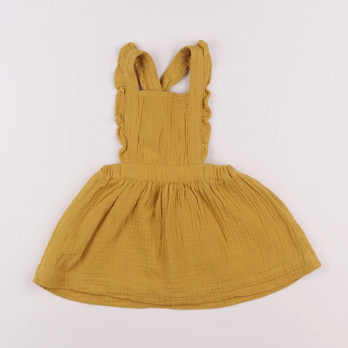 Vertbaudet - robe jaune - 12 mois