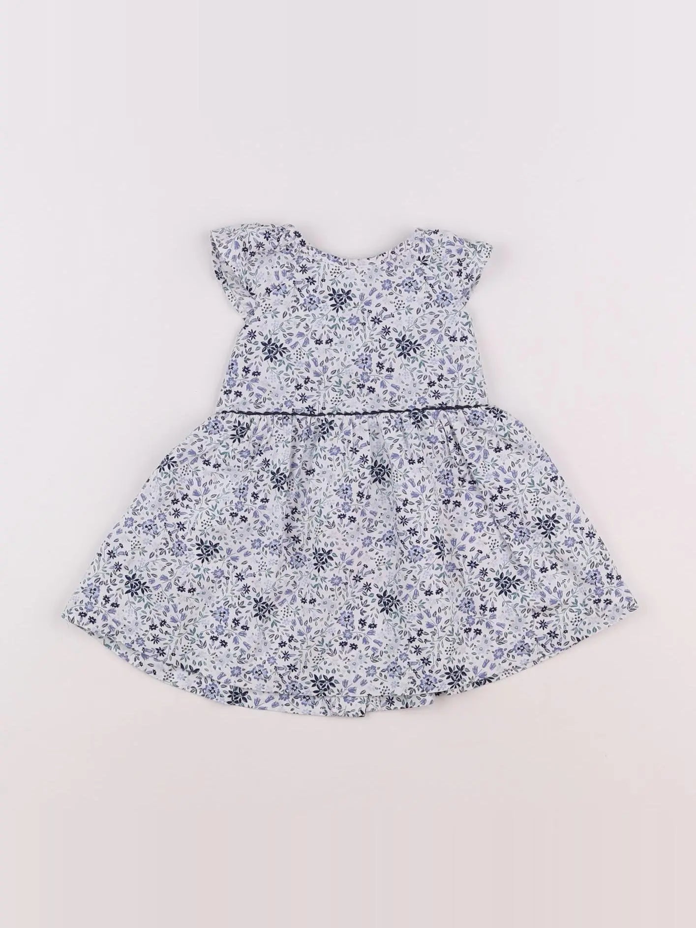 Vertbaudet - robe bleu - 6 mois