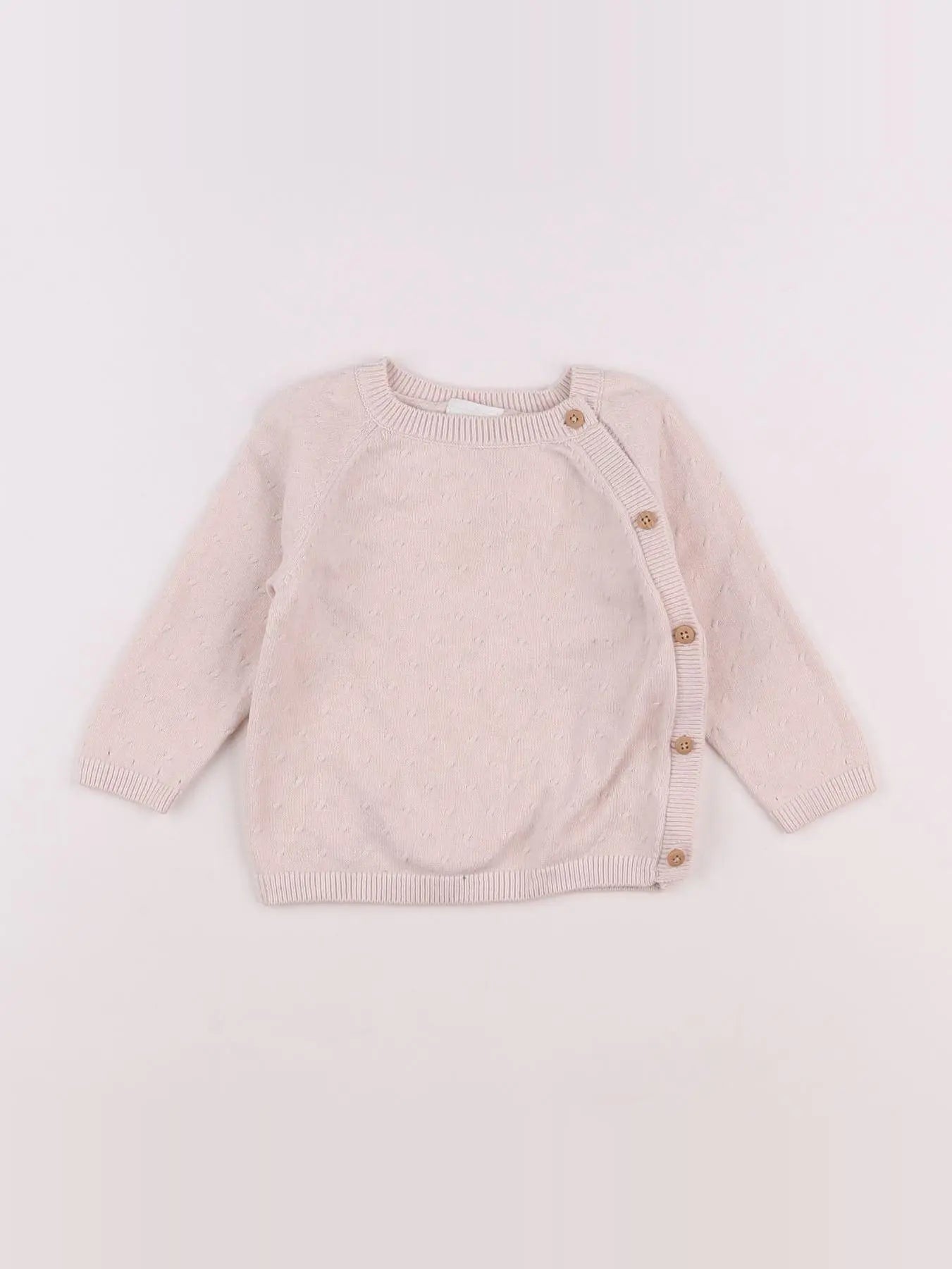 Tape à l'oeil - gilet rose - 6 mois