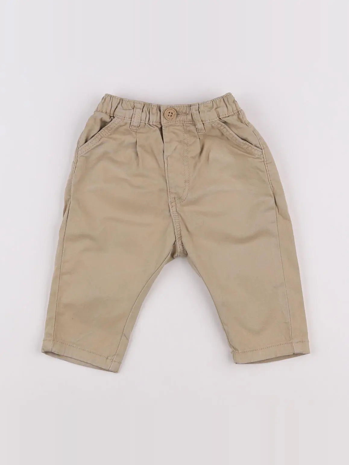 Tape à l'oeil - pantalon beige - 6 mois
